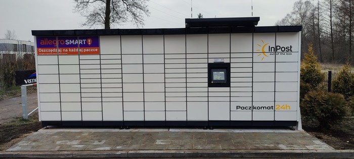 Paczkomat LOD314M Przy myjni bezdotykowej