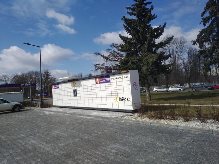 Paczkomat LOD32M Przy sklepie Lidl
