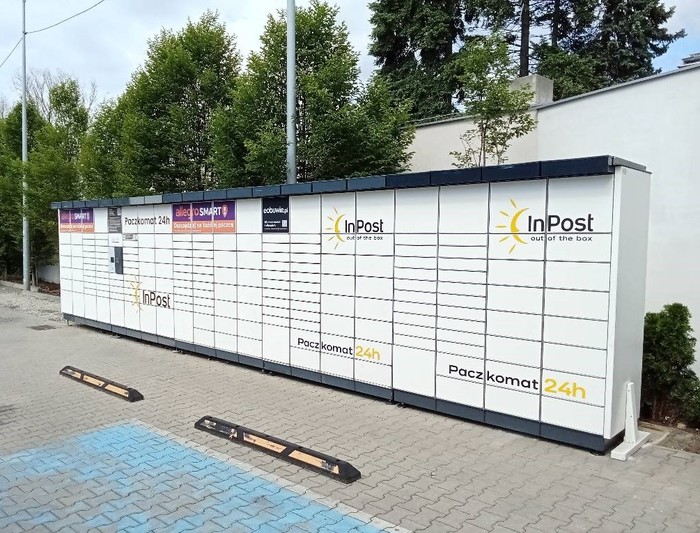 Поштомат LOD35N Przy pawilonie handlowym Centrum Pabianicka