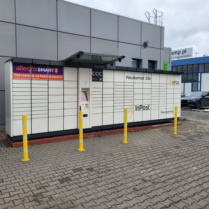 Paczkomat LOD42A Stacja paliw AMIC ENERGY