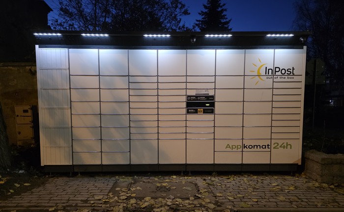 Parcel Locker LOD50BAPP Przy zjeździe z ul. Brukowej