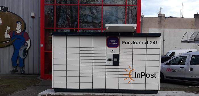 Paczkomat LOD57N Przy samoobsługowej myjni
