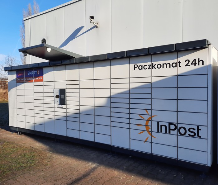 Paczkomat LOD77N Stacja benzynowa Shell