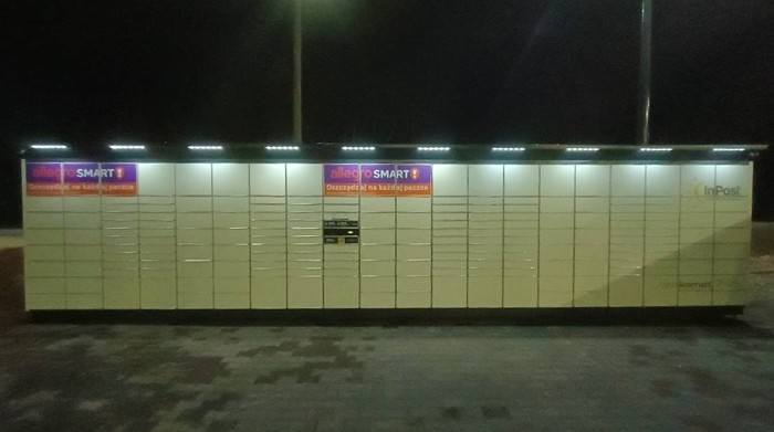 Paczkomat LOG01BAPP Przy sklepie Lidl