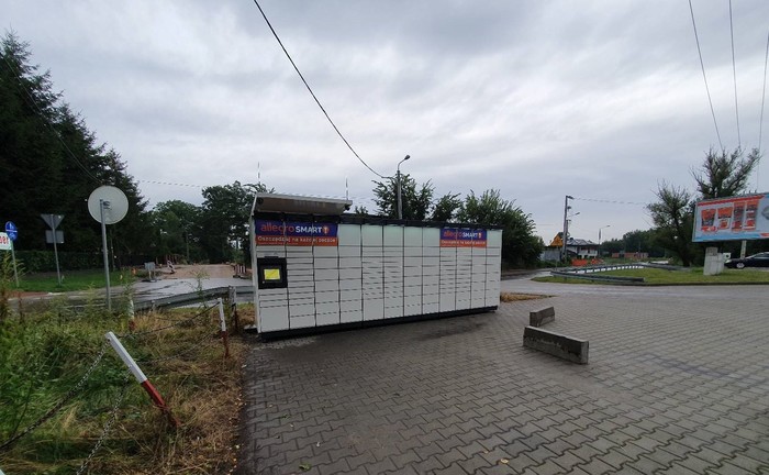 Paczkomat LPA01M Przy myjni bezdotykowej