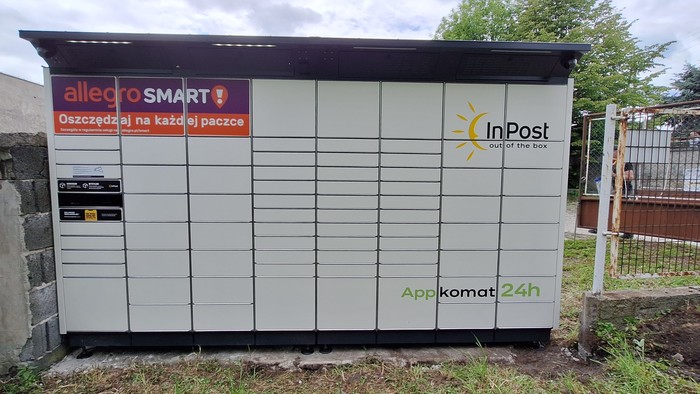 Paczkomat LPO01BAPP od ulicy Gerberów