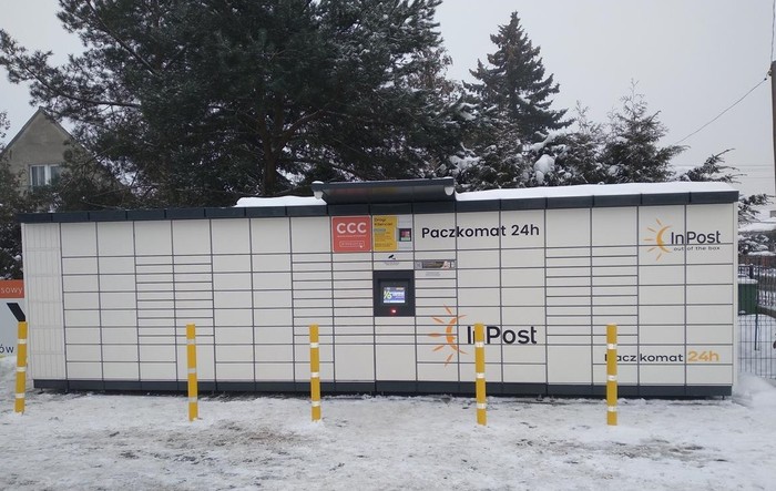 Paczkomat LSE01M Przy myjni samochodowej MAILO
