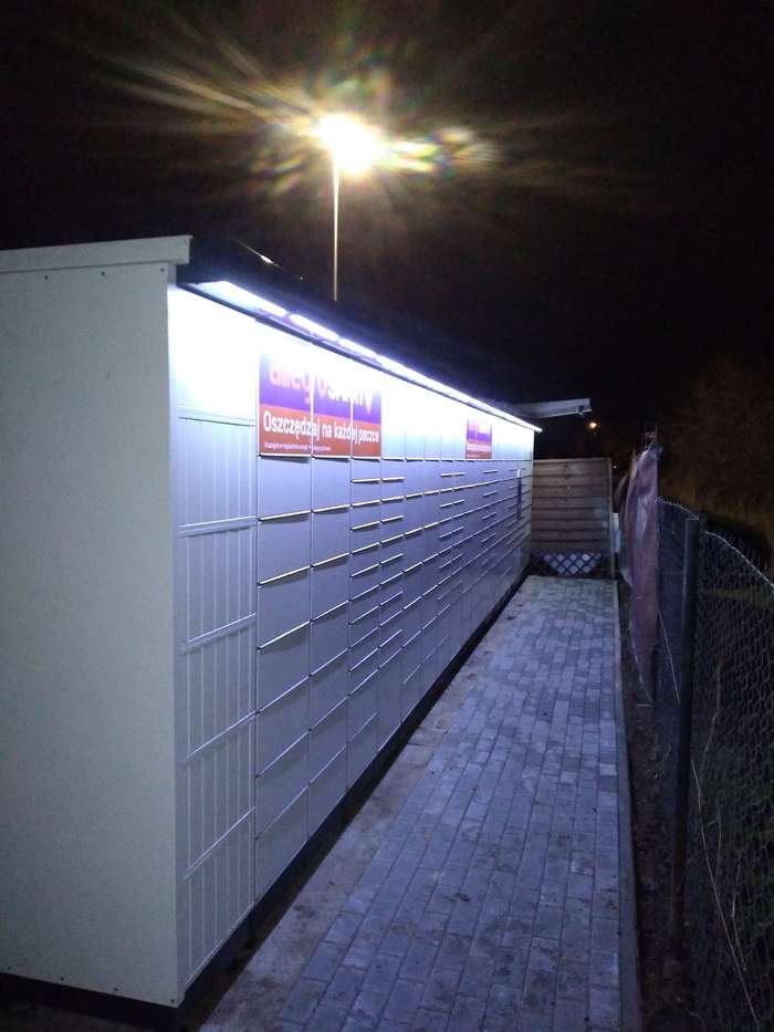 Paczkomat LUB80M Na prywatnej posesji