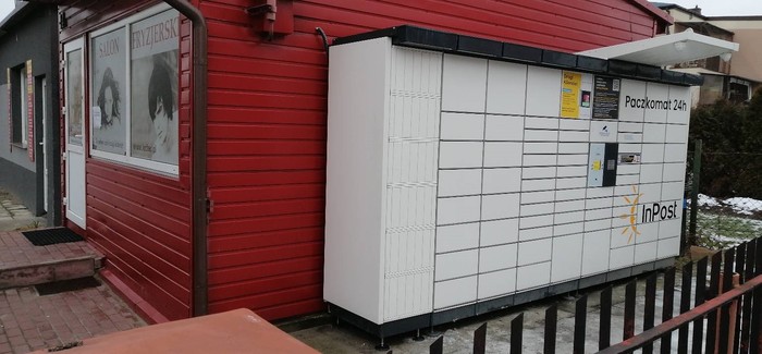 Parcel Locker LUK07N Przy zakładzie fryzjerskim