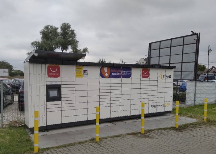 Paczkomat LWN01M Na myjni bezdotykowej