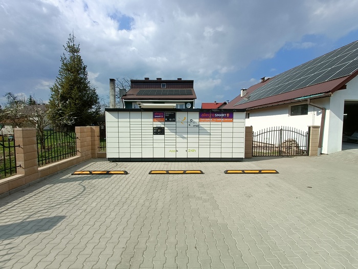 Paczkomat MDL01APP Sklep ODIDO - Parking od strony ul. Łąkowa