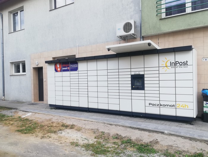 Paczkomat MDY08M Przy parkingu Apteki Grodzkiej