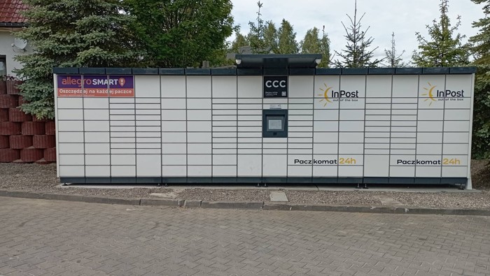 Paczkomat MIA03M stacja benzynowa Romgaz