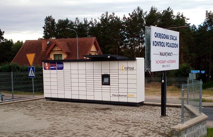 Paczkomat MIA04M parking Autonaprawy i Myjni