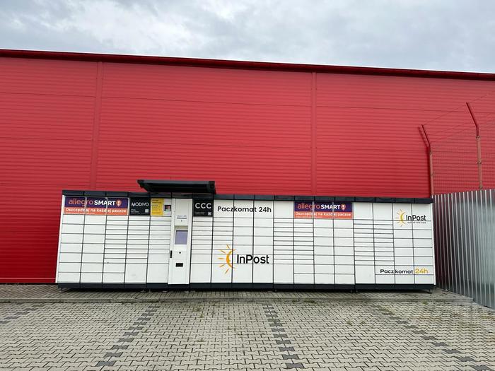 Parcel Locker MIE07A Parking sklepu Super CIty