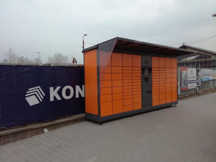 Paczkomat MIM01F Przy składzie budowlanym Konstans