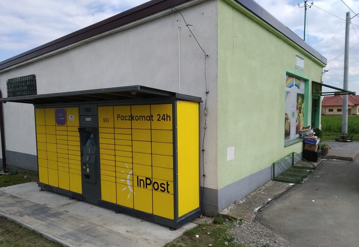 Paczkomat MLE01G Przy sklepie GS