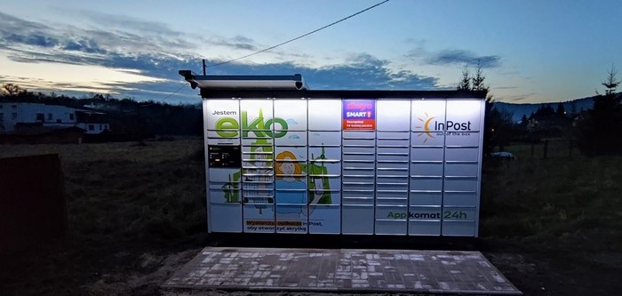 Поштомат MPO01APP Przy skrzyżowaniu z ul. Głowackiego