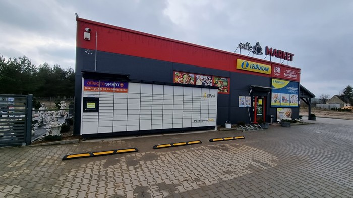 Parcel Locker MUSZ01M przy sklepie Lewiatan