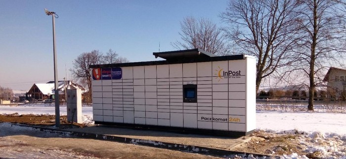 Paczkomat MWL01M Parking przed Stacją Kontroli Pojazdów