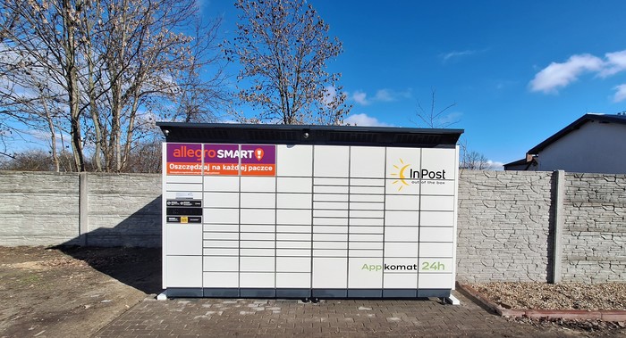 Paczkomat MYK01BAPP Skle Budowlany DOMEO