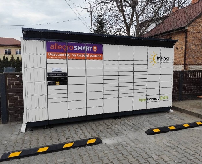 Paczkomat MYNS01BAPP Przy sklepie spożywczym
