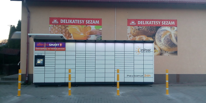Paczkomat MZU01M Przy sklepie