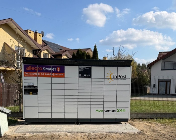 Parcel Locker NADM01BAPP Przy budynku ABC HIGIENA