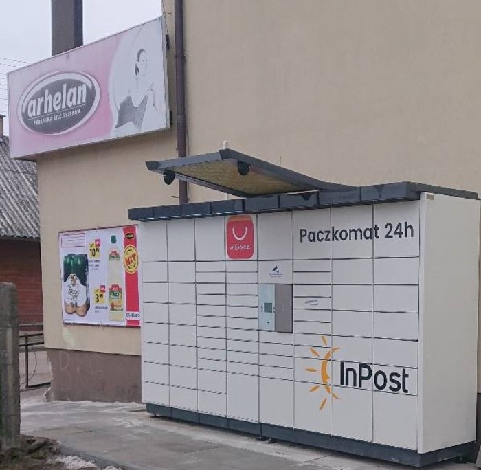 Paczkomat NEW01N Przy sklepie Arhelan