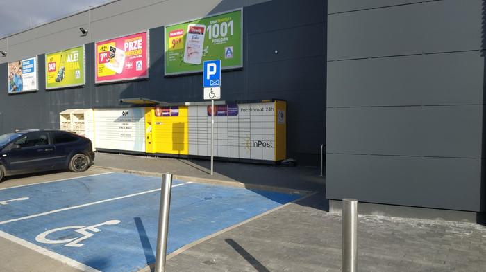 Paczkomat NIS01A Przy sklepie ALDI