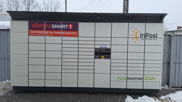 Paczkomat NSA07BAPP Przy ogrodzeniu