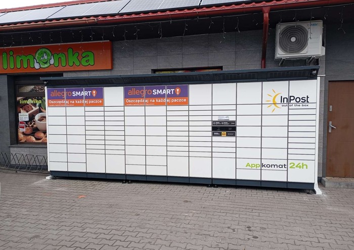 Paczkomat NVC01BAPP Przy sklepie Limonka