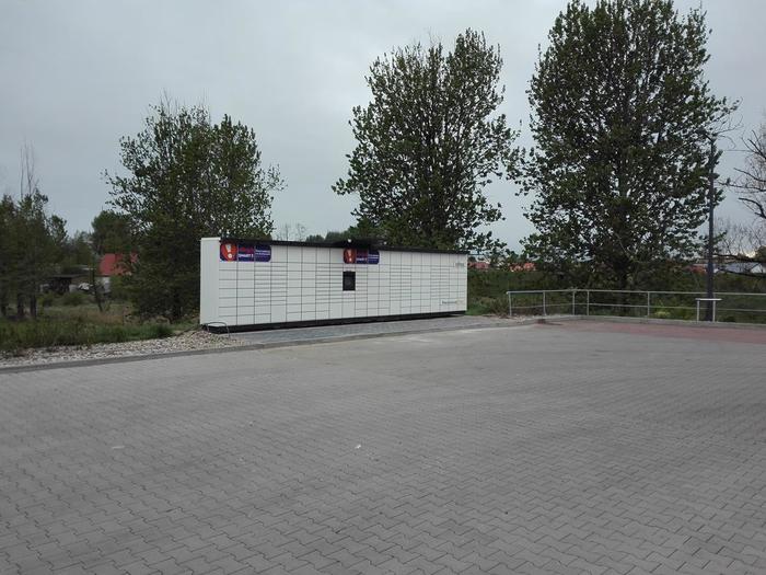 Paczkomat OLC03M przy Lidlu