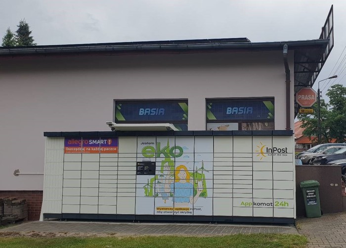Parcel Locker OLN01APP Przy sklepie