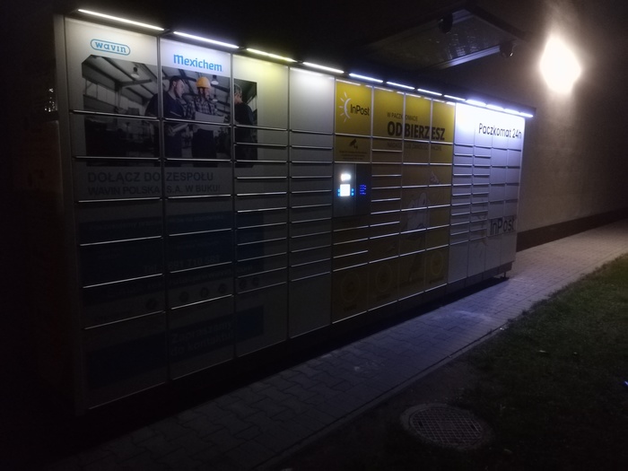 Parcel Locker OPA01N Przy markecie POLOmarket