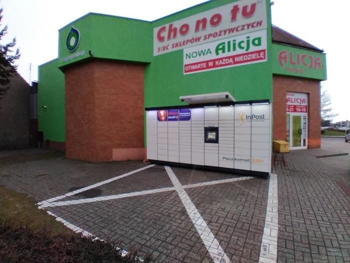 Paczkomat OPA03M Obok sklepu Alicja