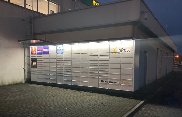 Paczkomat OSJ02M Parking przy myjni dla samochodów ciężarowych