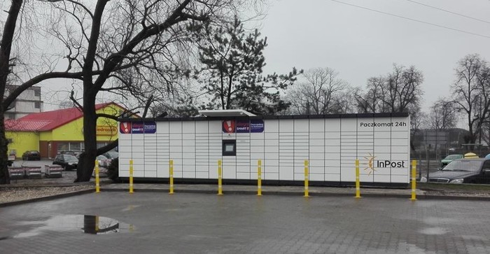 Paczkomat OSM04M Przy sklepie Lidl