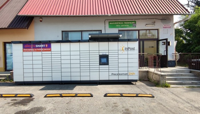 Paczkomat OTQ01M Parking przed Sklepem GS