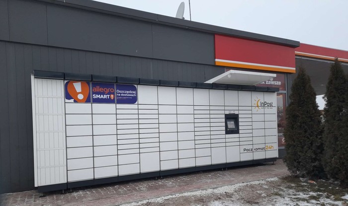 Paczkomat OTS11M Przy stacji Circle K