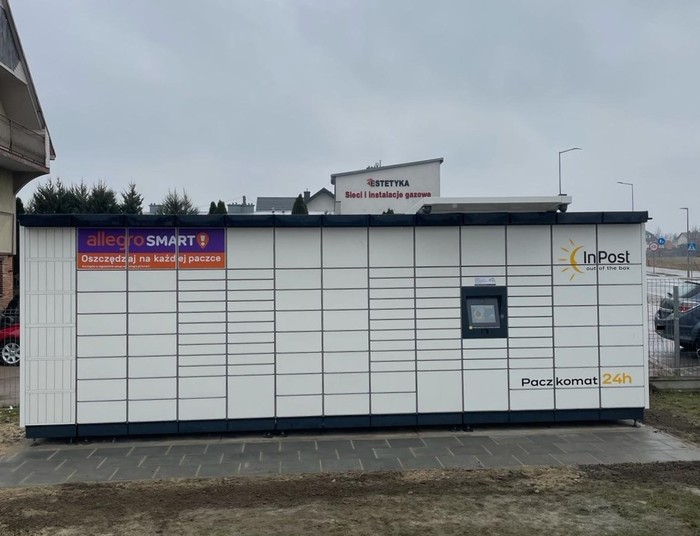 Paczkomat OTS17M Przy biurze Umbrella Systemy Informatyczne