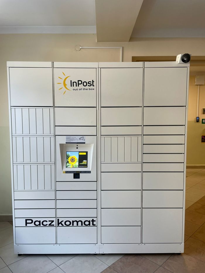 Paczkomat OTW03HP w szpitalu klinicznym im. Grucy
