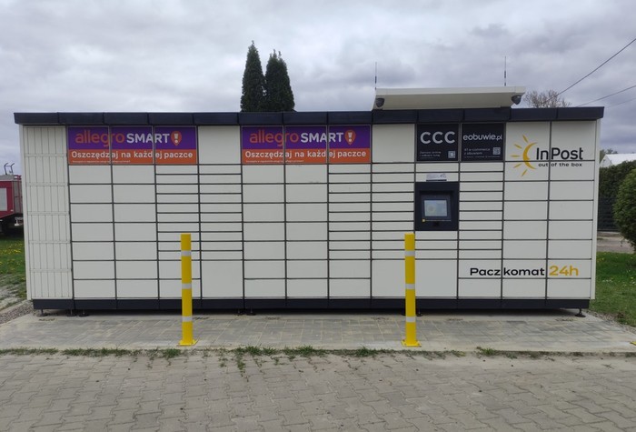 Parcel Locker OTW19M parking przy myjni Car Wash