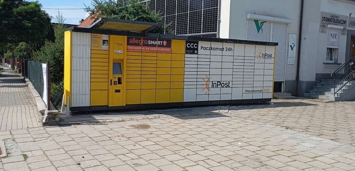 Paczkomat OWI05A prywatna posesja