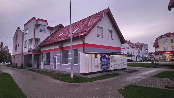 Paczkomat PAS01A Przy budynku usługowym