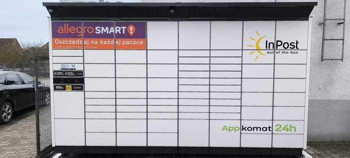 Parcel Locker PBLQ01BAPP Przy sklepie spożywczym