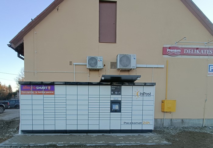 Parcel Locker PBN01M Przy sklepie spożywczym