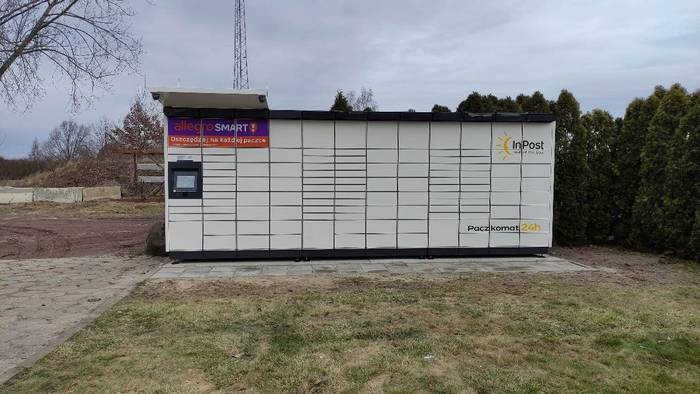 Paczkomat PEV01M Przy Stacji Benzynowej Magrol.