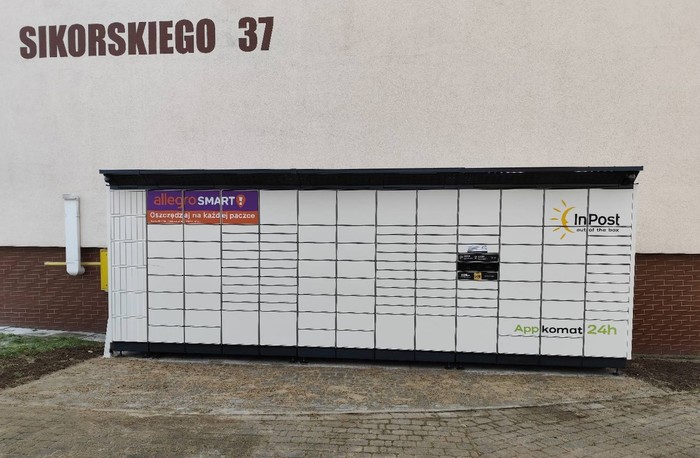 Paczkomat PGD01BAPP Przy obiekcie mieszkaniowym