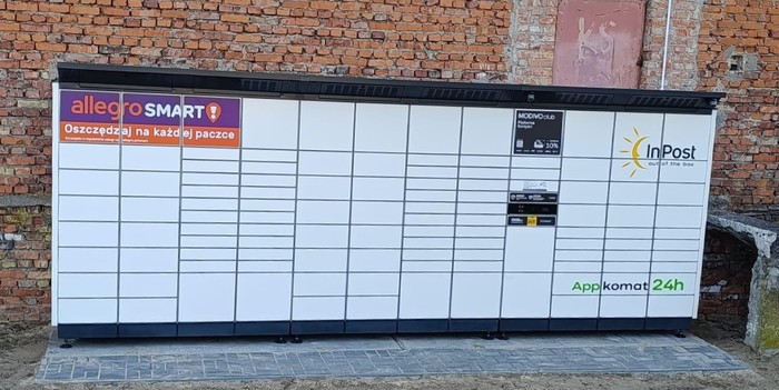 Paczkomat PIS02BAPP posesja prywatna